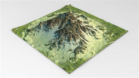 3D terrain maps - TurboSquid 1527029