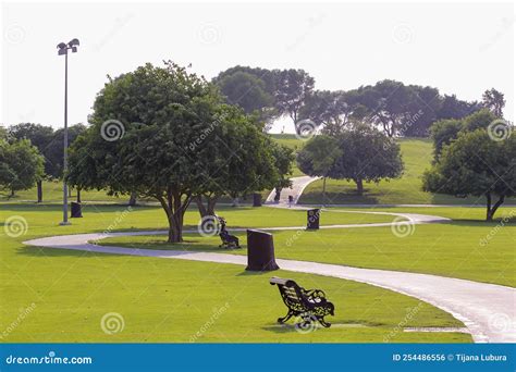 Aspire Park in Doha city stock photo. Image of architecture - 254486556