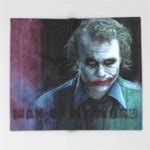 Dark Knight Heath Ledger Supervillain Joker Throw Blanket - Superhero Sheets - Reviews of ...