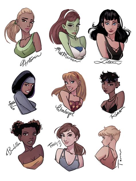 Nerd Skillz For Life — ghostpainters: The Girls from Young Justice