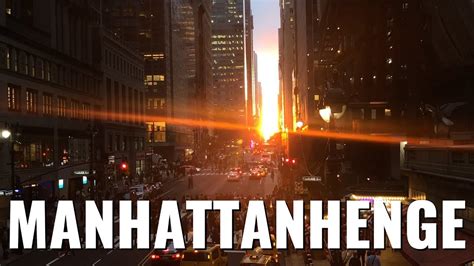 What is Manhattanhenge? - YouTube