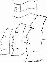 Moai Coloring Page sketch template