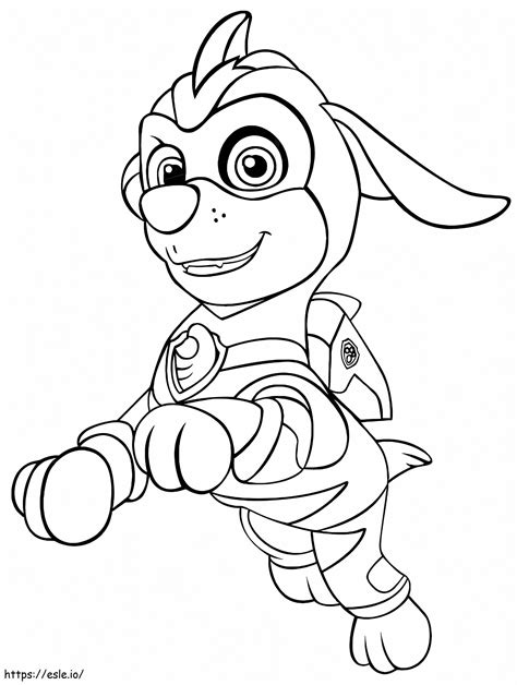 Mighty Pups Zuma coloring page