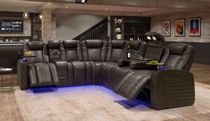 Home Theater Sectionals | Movie Room Sectional Sofas