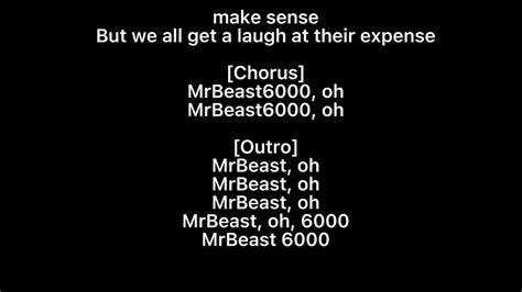 Mr.Beast Song (Lyrics) - YouTube