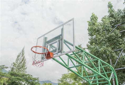 basketball hoop stand at playground 948068 Stock Photo at Vecteezy