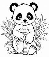Panda Coloring Pages Pocoyo Baby Bear Printable Sheet Pandas Color Cute  sketch template