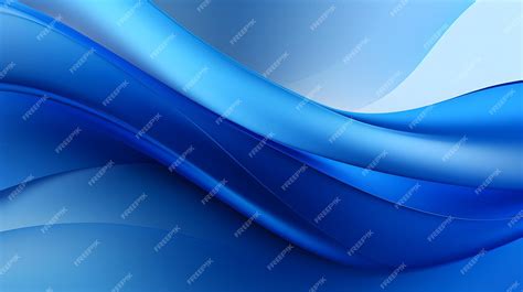 Premium AI Image | blue curve abstract background wallpaper