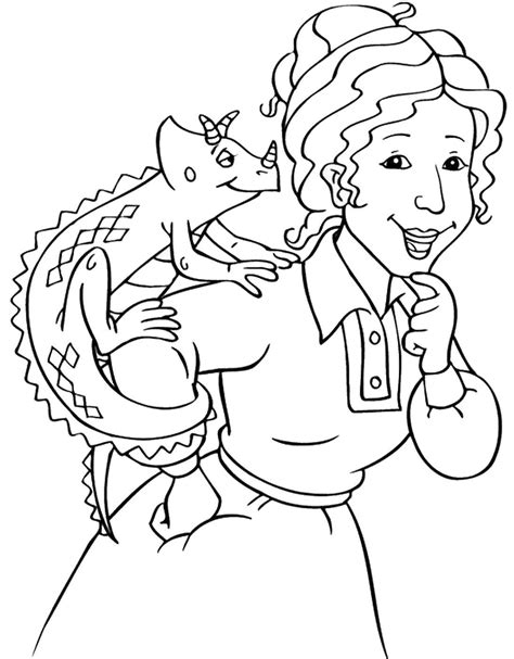 The Magic School Bus Coloring Pages