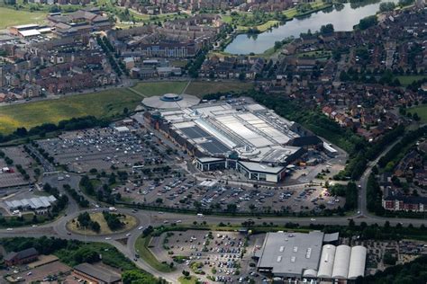 Peterborough aerial image - Serpentine Green Shopping Centre Aerial ...