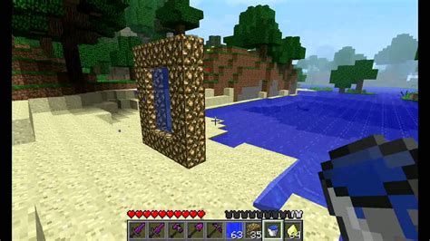 Minecraft How to Make An Aether Portal - YouTube