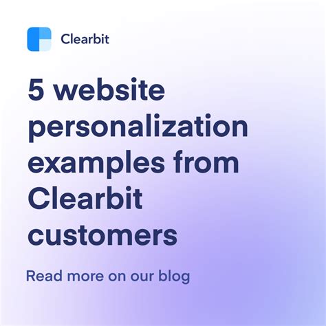 5 website personalization examples from Clearbit customers