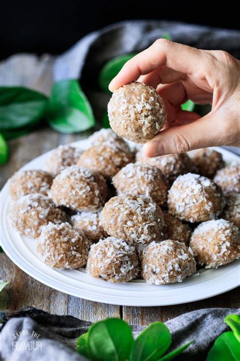 Coconut Protein Balls | Savor the Flavour