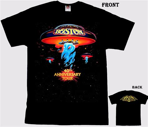 Boston - 40th Anniversary Tour - American Rock Band T-Shirt - SquadTee.com