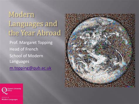 Modern Languages Students and the Year Abroad