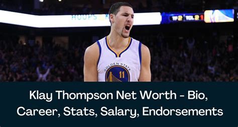 Klay Thompson Net Worth 2024 - Bio, Career, Stats, Salary, Endorsements