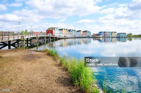 Houten Netherlands Traditional Dutch Houses On Canal Stock Photo ...