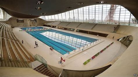 London Olympic Park Aquatics Centre reopens - BBC News