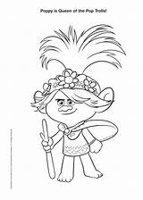 Dreamworks Trolls Coloring Pages  Page sketch template