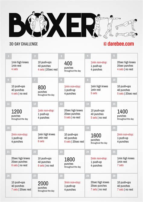 30-Day Boxer Challenge - Kickboxing Workout