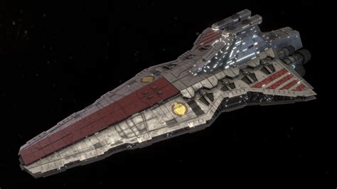 Venator class Republic star destroyer - Buy Royalty Free 3D model by ...