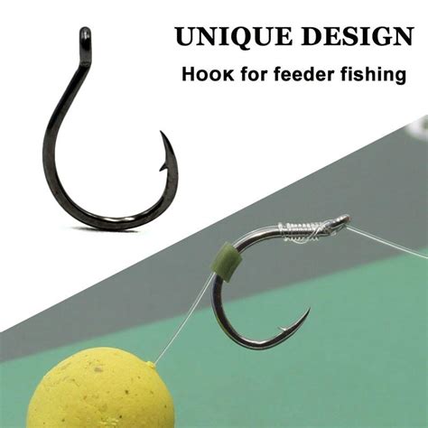 Cheap 20PCS Carp Fishing Hook for Method Feeder Fishing Tackle Barbed ...