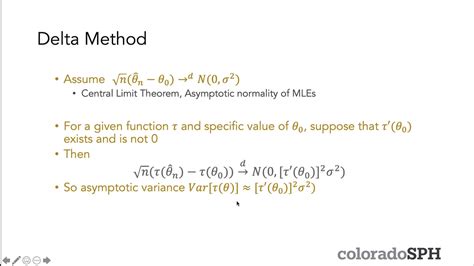 L2.4 Delta Method and Invariance of MLEs - YouTube