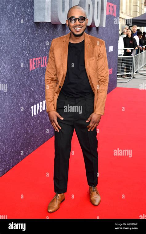 Shone Romulus attending the UK premiere of Top Boy at the Hackney ...