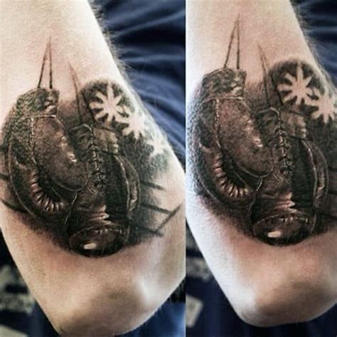 40 Boxing Tattoos For Men - A Gloved Punch Of Manly Ideas