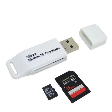 Quality High Speed USB2.0 MicroSD MicroSDHC / T Flash Card reader ...