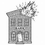 Bank Building Coloring Stock Illustrations – 79  sketch template