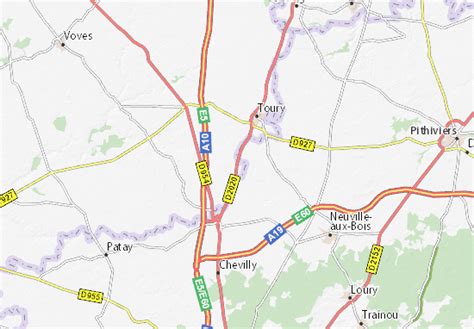 MICHELIN Château-Gaillard map - ViaMichelin