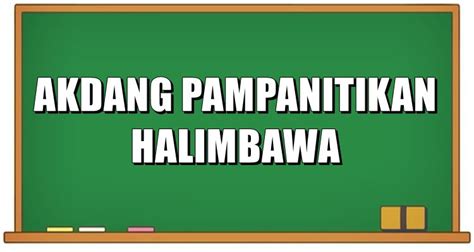 Akdang Pampanitikan Halimbawa (Kahulugan At Halimbawa)