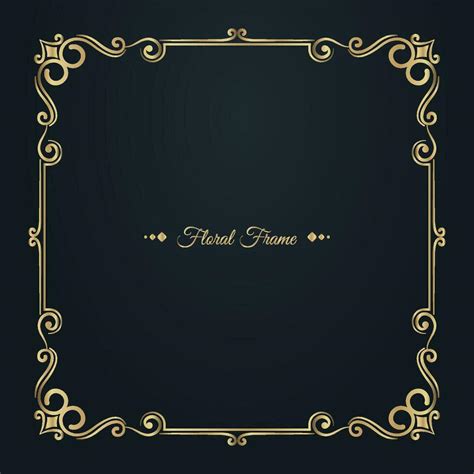 classic gold frame, vector design 29254983 Vector Art at Vecteezy