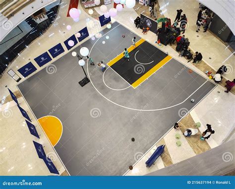 Indoor Basketball Court for Children Editorial Stock Image - Image of hangzhou, 2021: 215637194