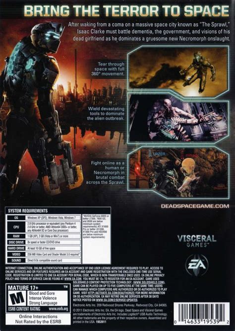 Dead Space 2 cover or packaging material - MobyGames