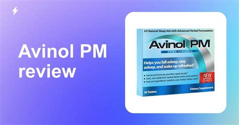 Avinol PM Review: Does This Sleep Aid Do What It Claims?