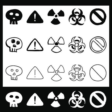 Toxic Waste Symbol Drawings Illustrations, Royalty-Free Vector Graphics & Clip Art - iStock