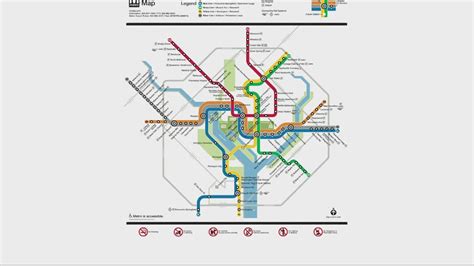 Metro unveils Metrorail map with the new Silver Line stations | wusa9.com