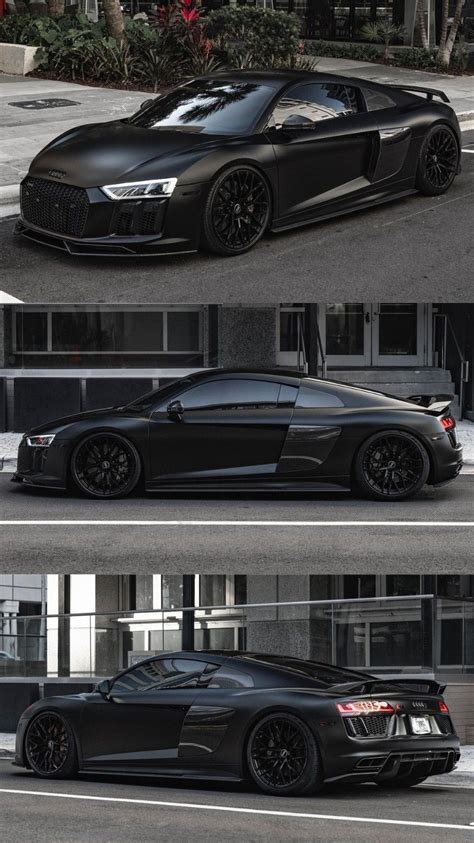 Full black Audi R8 V10 Plus 🦇 | Black audi, Luxury cars audi, Dream cars audi