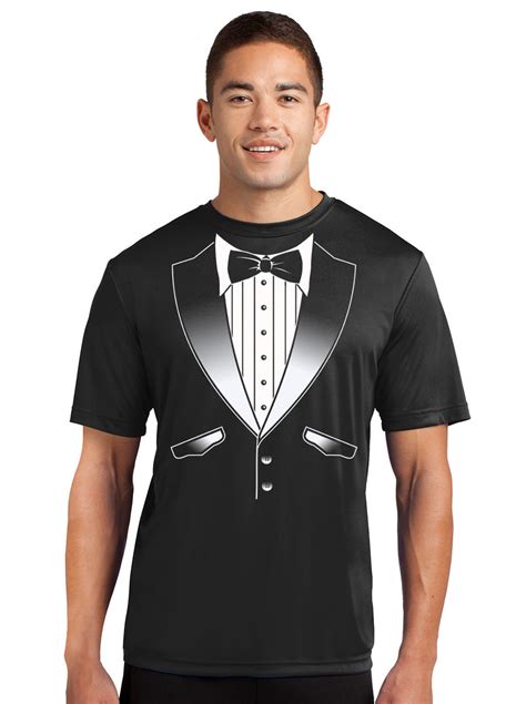 Performance Tuxedo T-Shirt - Loose Athletic Dry Fit Material| Shop Men ...