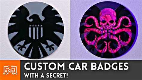 Custom Car Badges (WITH A SECRET) // How-To | Car badges, Custom cars ...