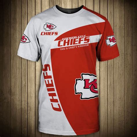 Kansas City Chiefs shirt 3D "This is chiefs kingdom" Short Sleeve -Jack sport shop
