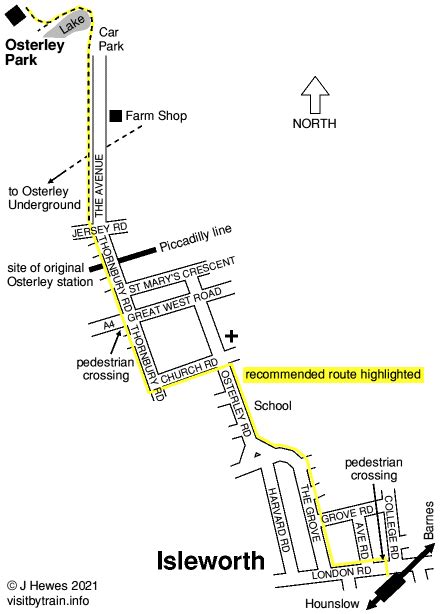 Isleworth | Visit by Train, a station by station guide to UK tourist attractions