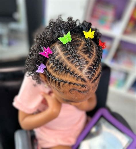 Pin by Tiawana Johnson on Kid braids | Baby girl hairstyles curly ...