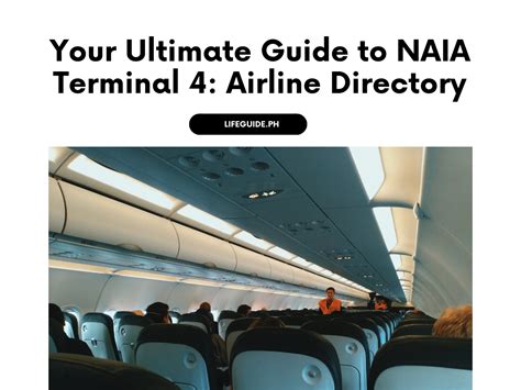 Your Ultimate Guide to NAIA Terminal 4: Airline Directory - Life Guide PH