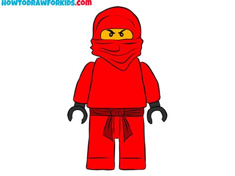 Ninjago Kai Drawing