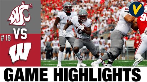 Washington State vs #19 Wisconsin | 2022 College Football Highlights