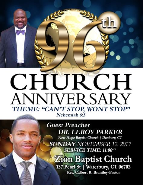 Zion Baptist Church Anniversary :: Behance