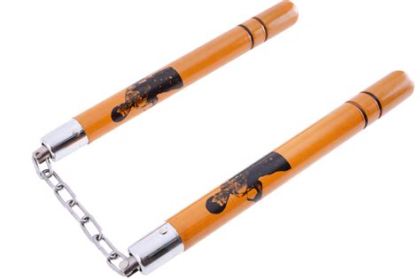 Nunchaku, Bruce Lee - Madera & Cadena - DragonSports.eu